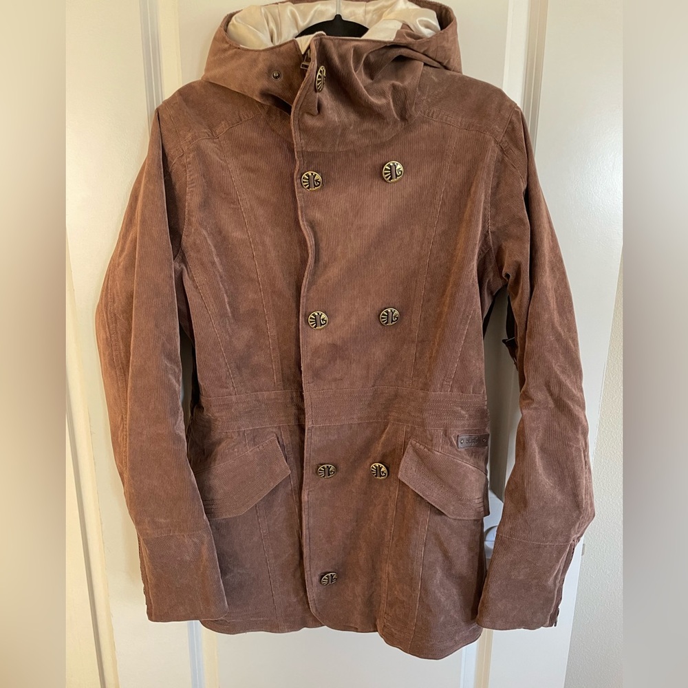Burton Brown Corduroy Snowboarding Jacket